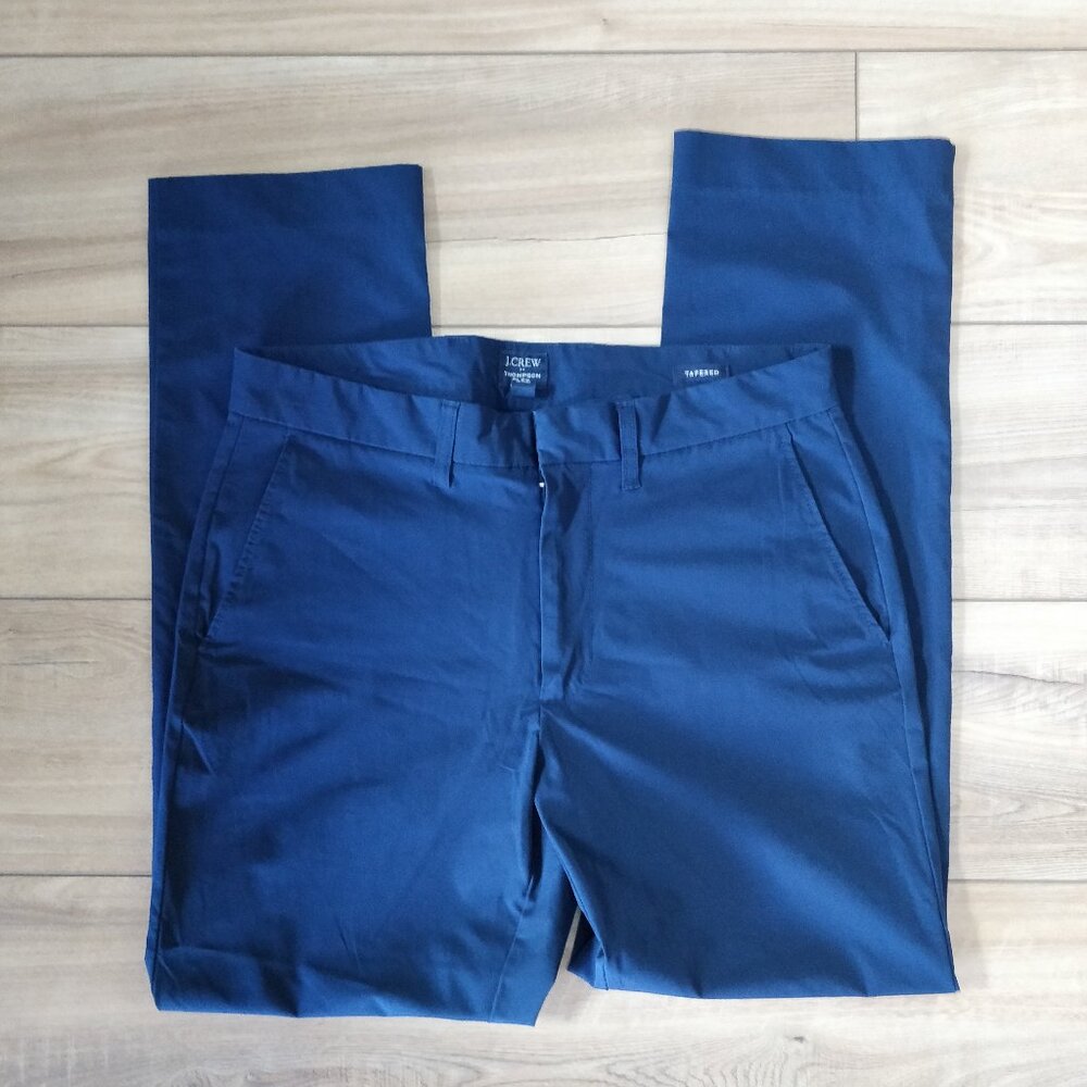 J Crew Thompson Flex Tapered Men's pants Navy Blue 30x30